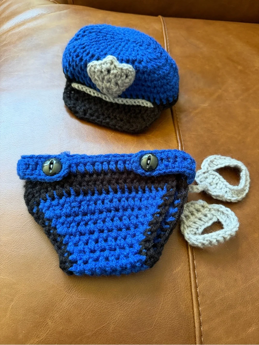 Handmade Infant Police Outfit